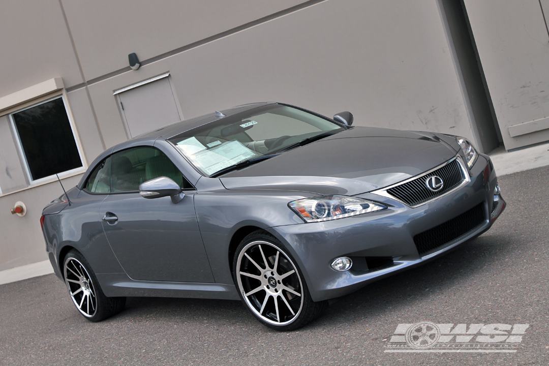 Koko Kuture Lindos Machined Black on Lexus IS